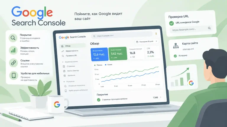 Что такое Google Search Console и аналитика в поиске Google.